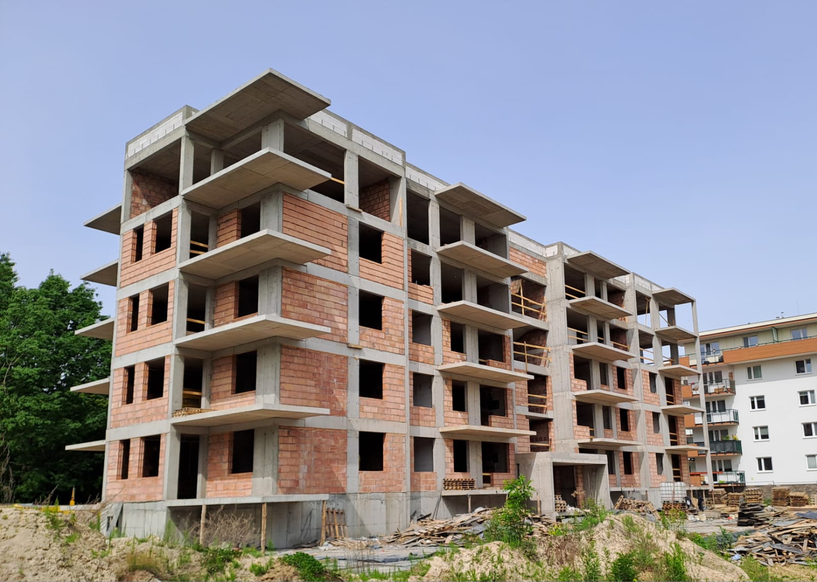 blok - stan surowy - żelbety