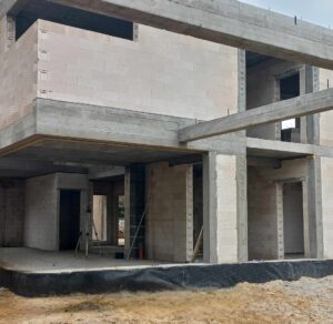 dom - stan surowy - żelbety